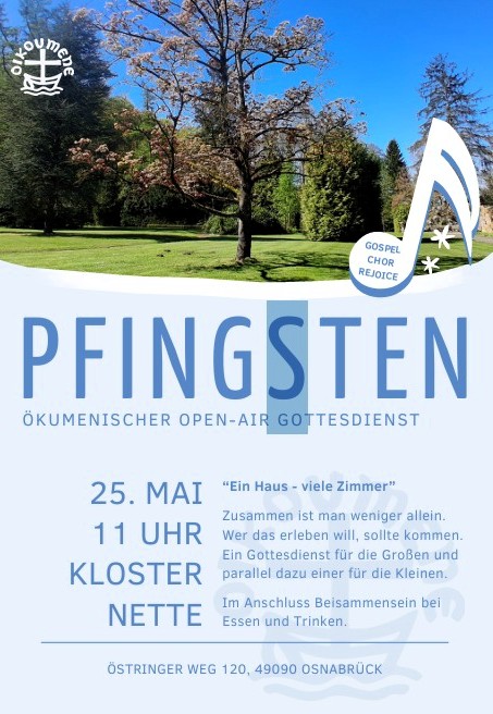 Ökumenischer Pfingstgottesdienst im Klostergarten