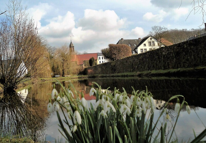 Schnee in Kloster Nette