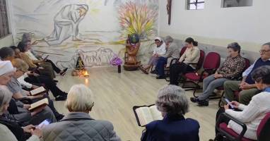 Gebetszeit in der Moseskapelle, Exerzitienhaus Rainha da Paz